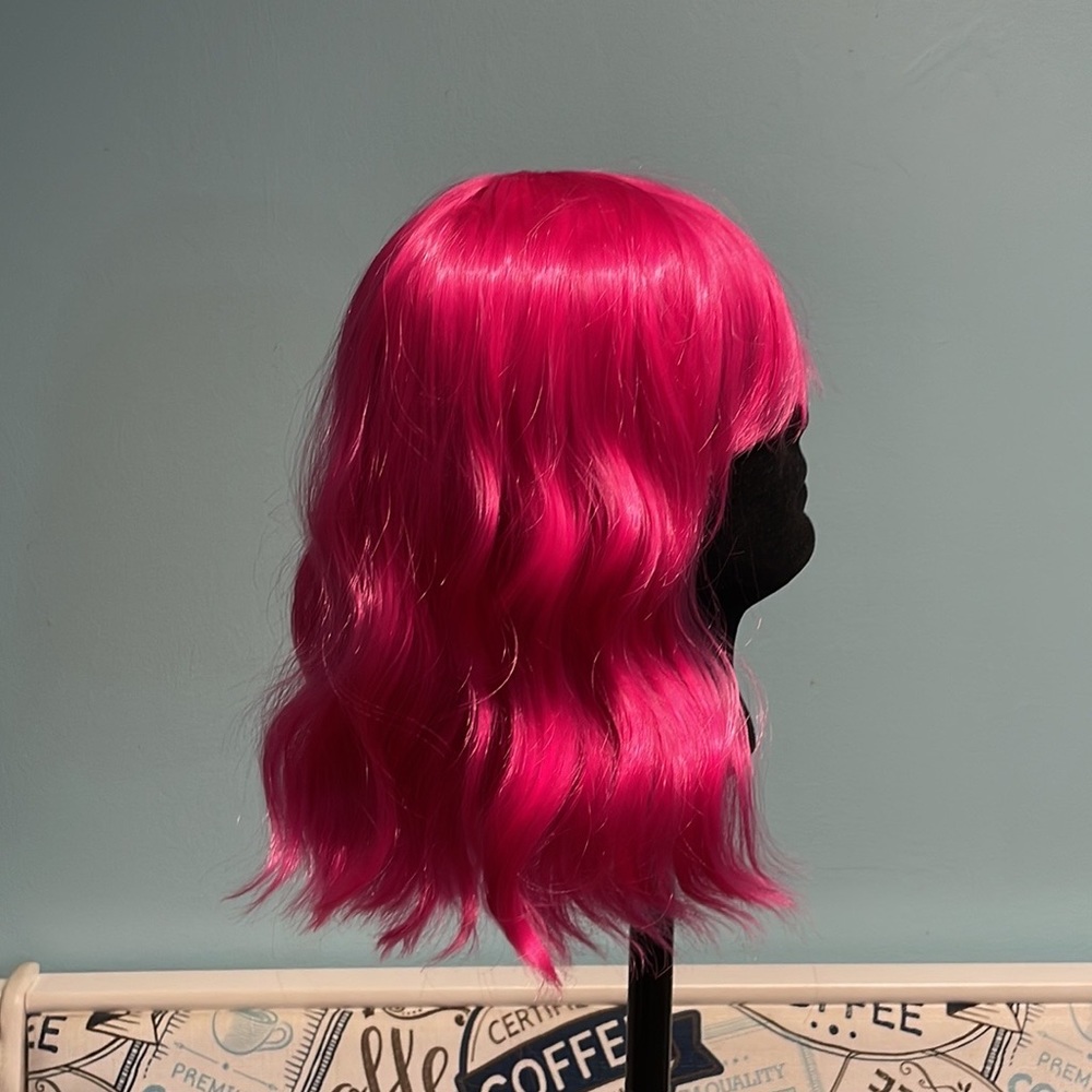 2/$50 Rose pink wig 12”
